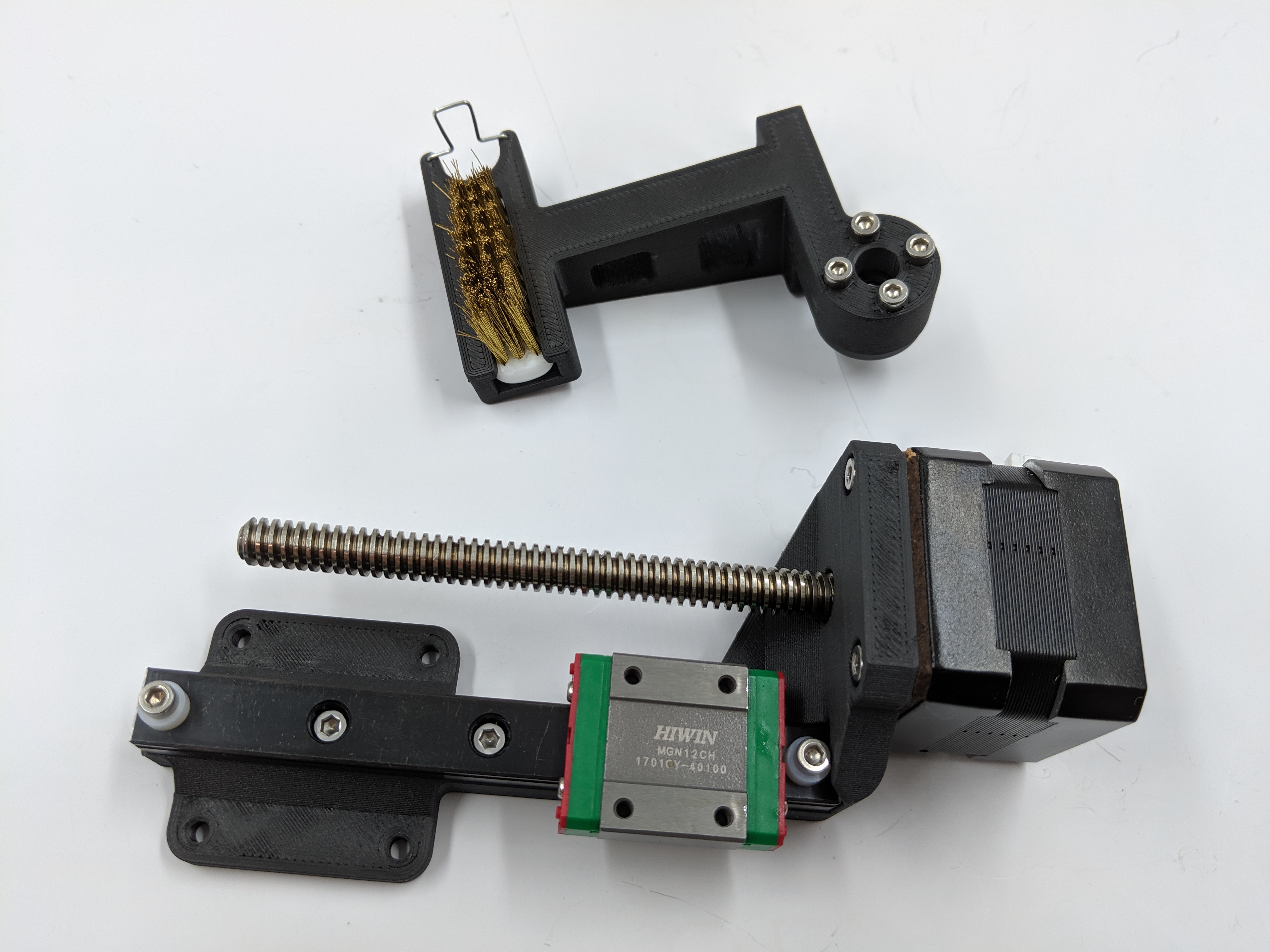 E3D's ToolChanger - Adjustable Cleaning Brush — miniatura 2