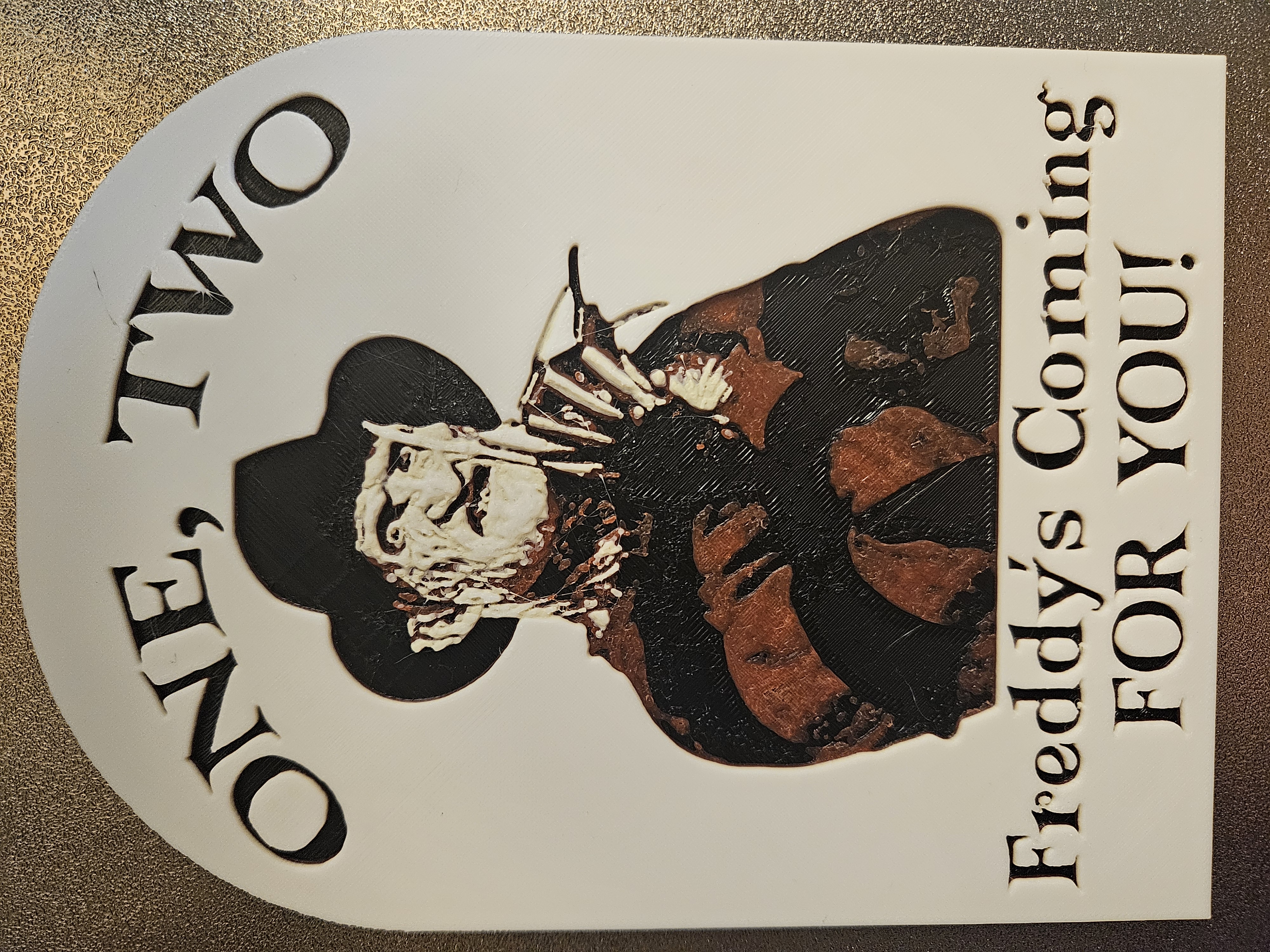 Gravestone Freddy Halloween Decoration