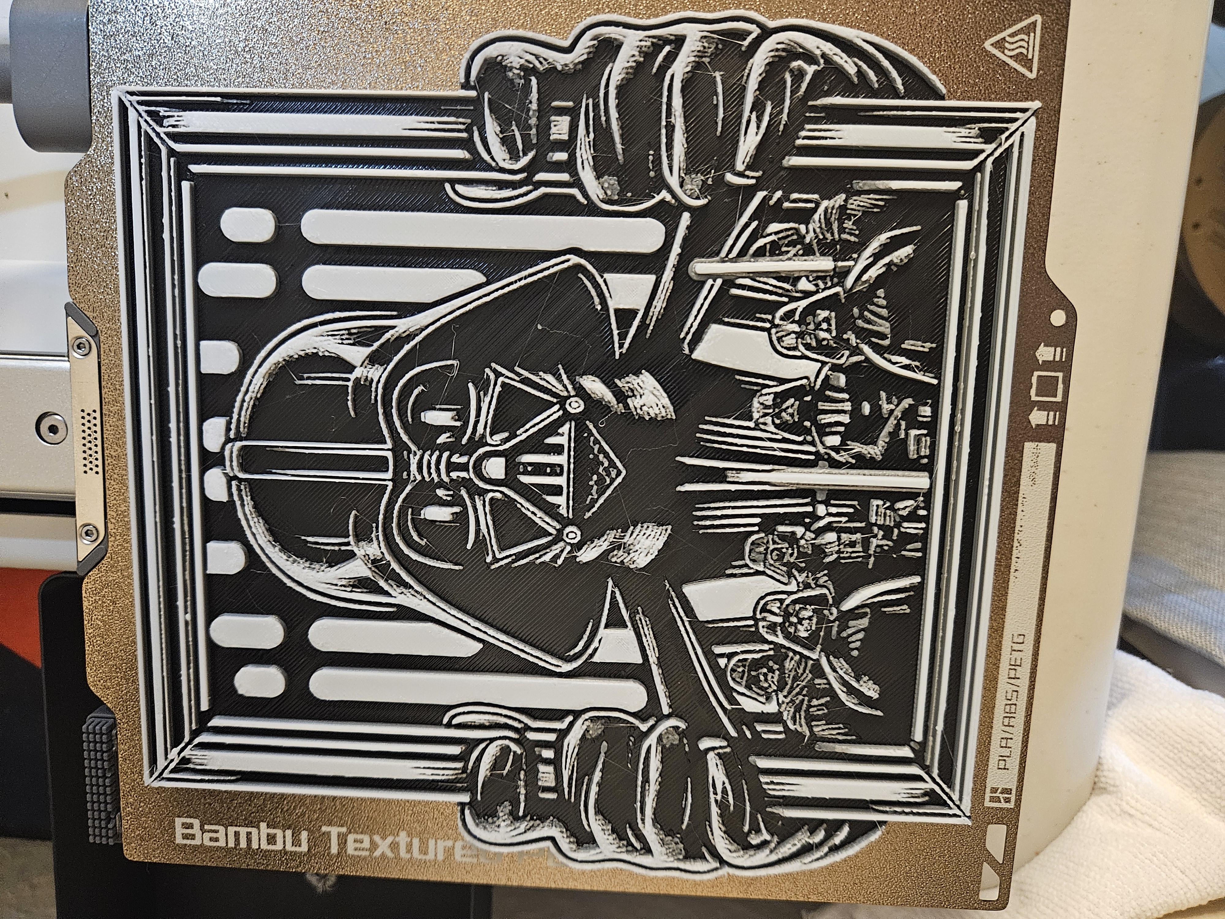 Darth Vader Holding Photo Frame of Vaders