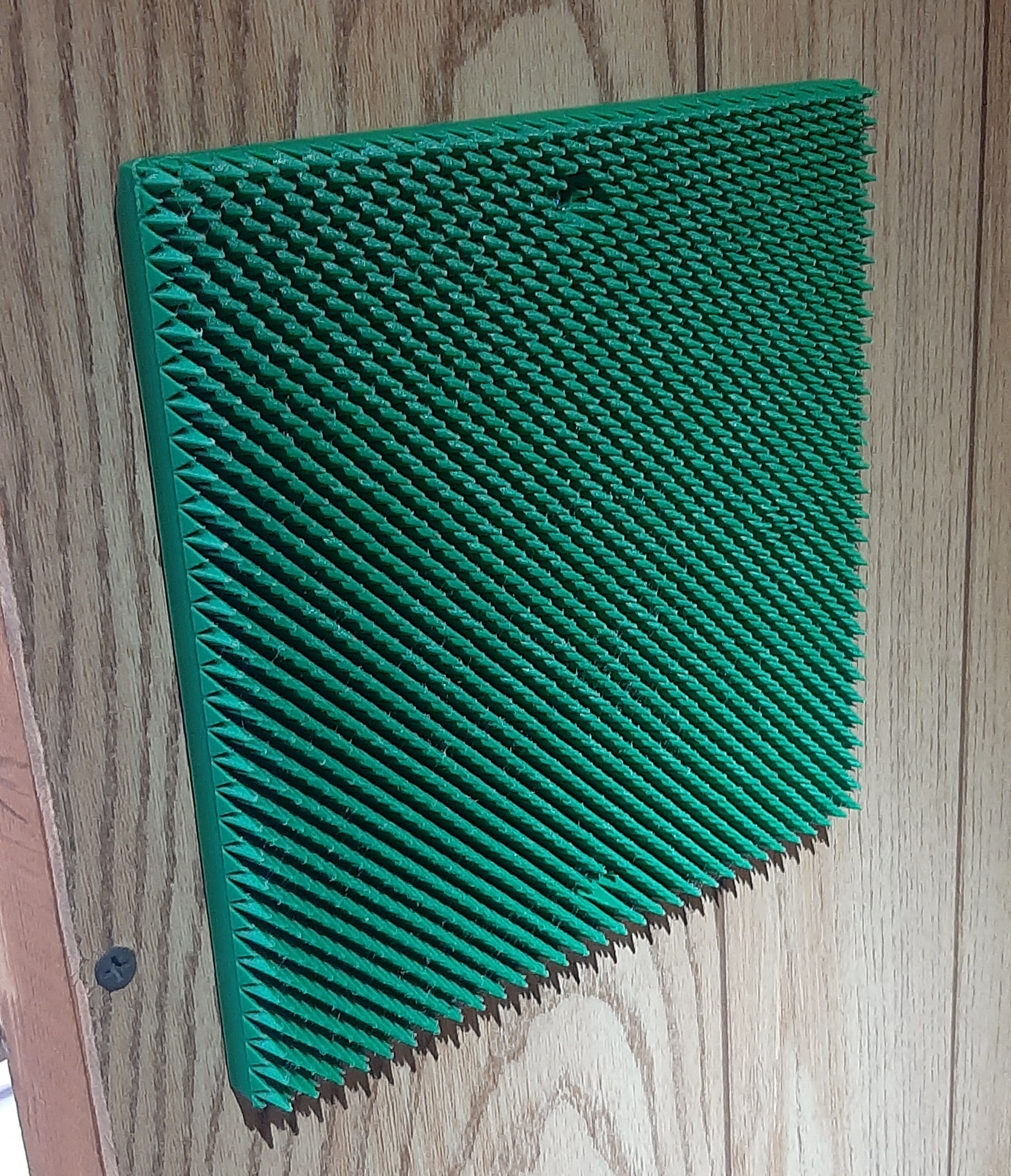 Wall Mount Back Scratcher, coarse, medium, and fine versions