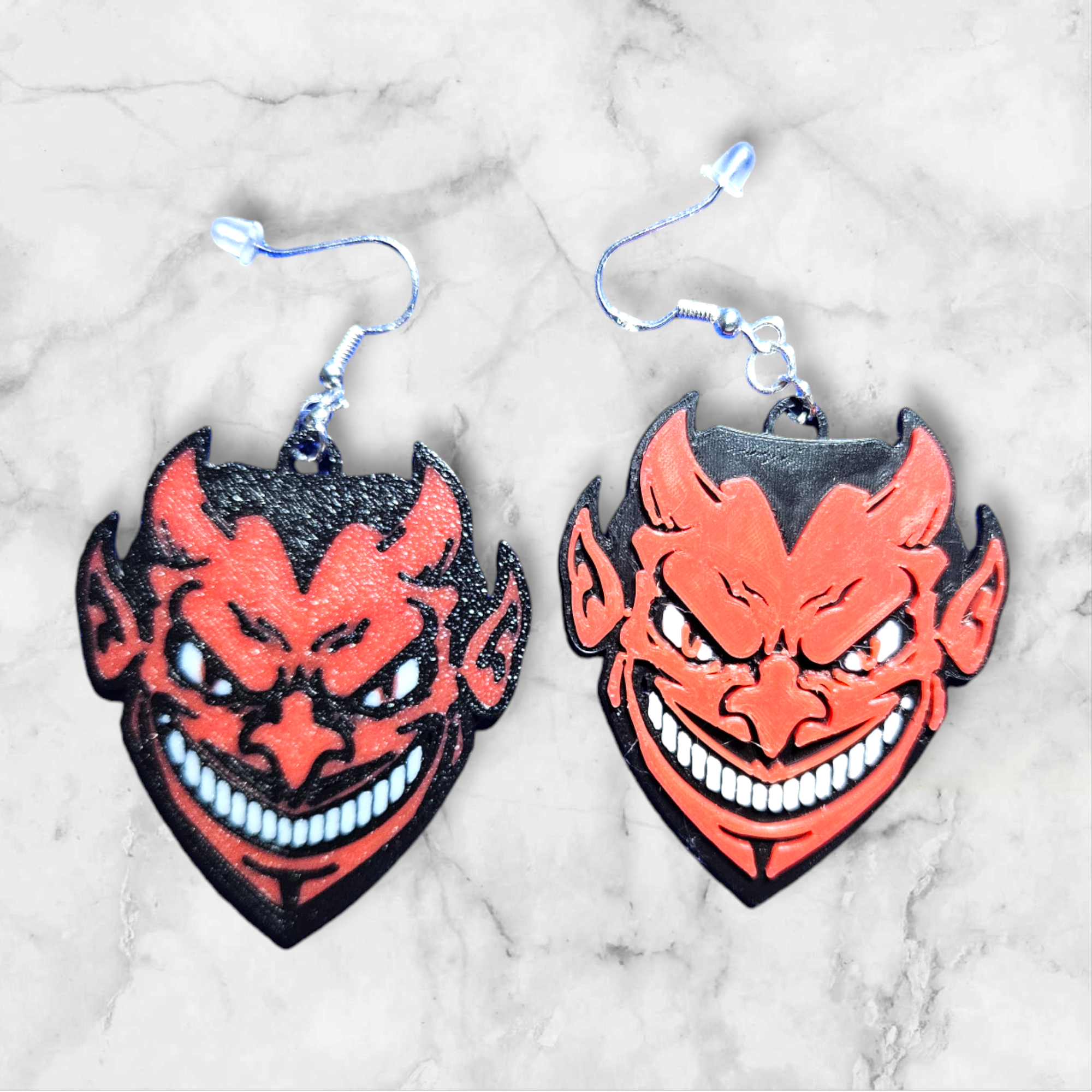 Halloween Devil Man Earrings