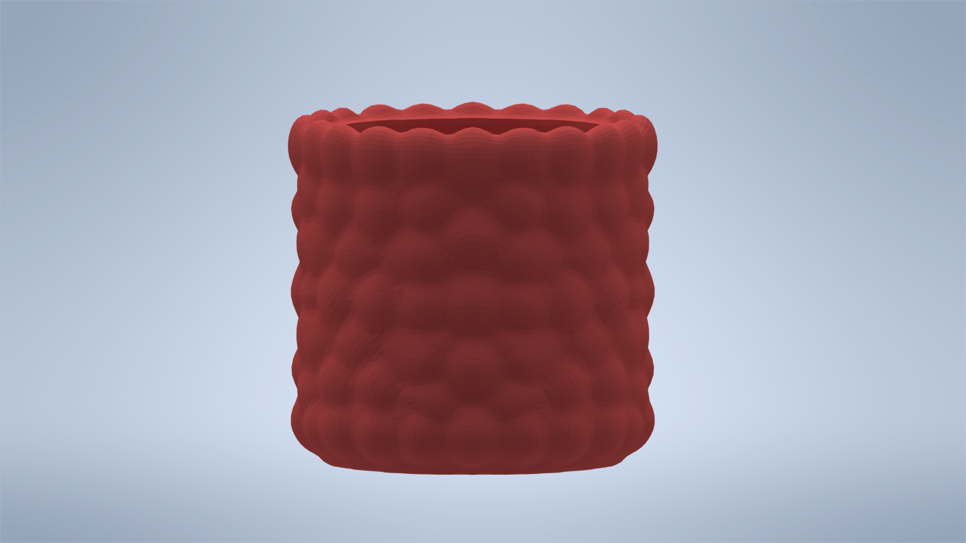 Modern raspberry vase flower pot