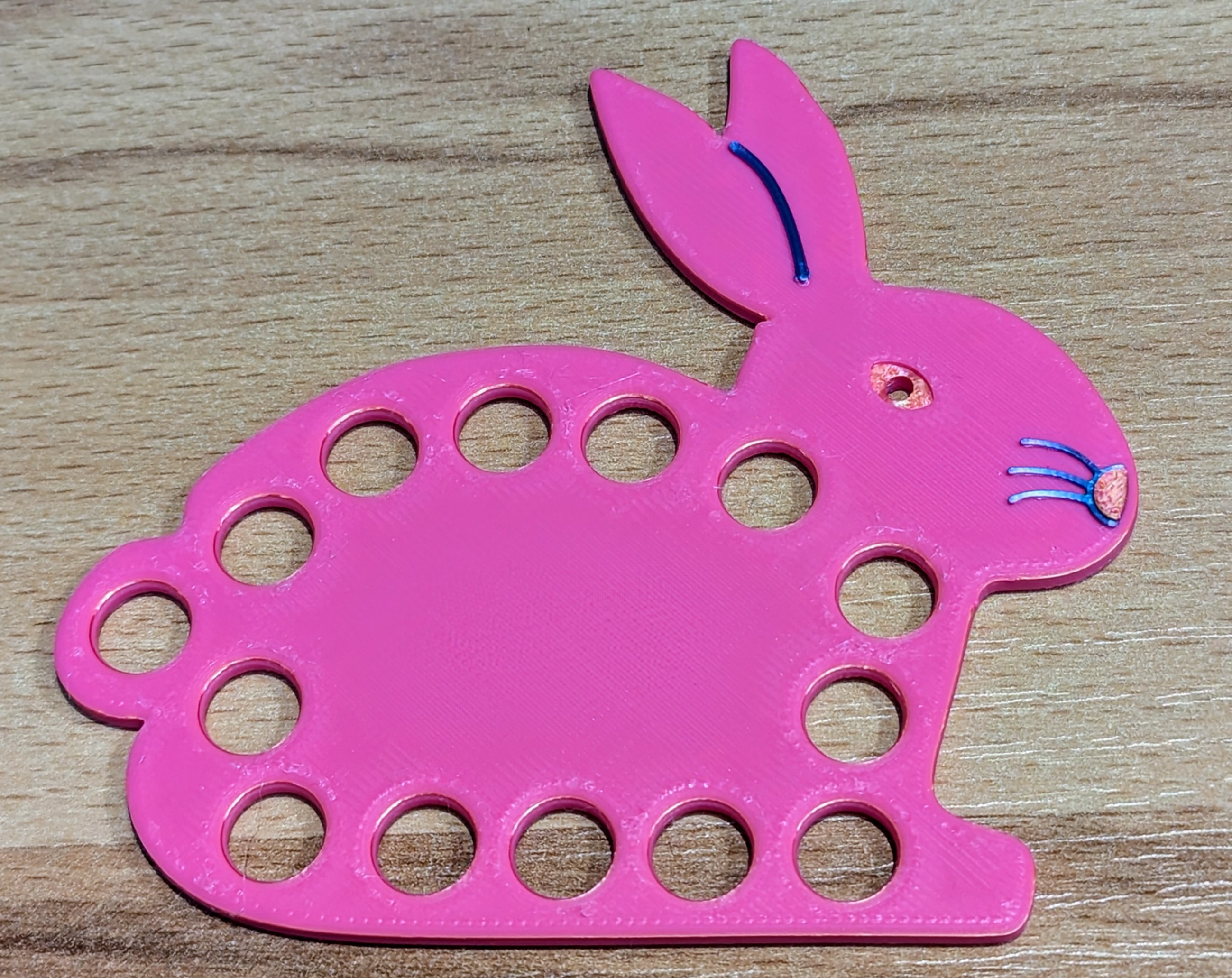 Rabbit 2 - Cross Stitch Floss Organizer