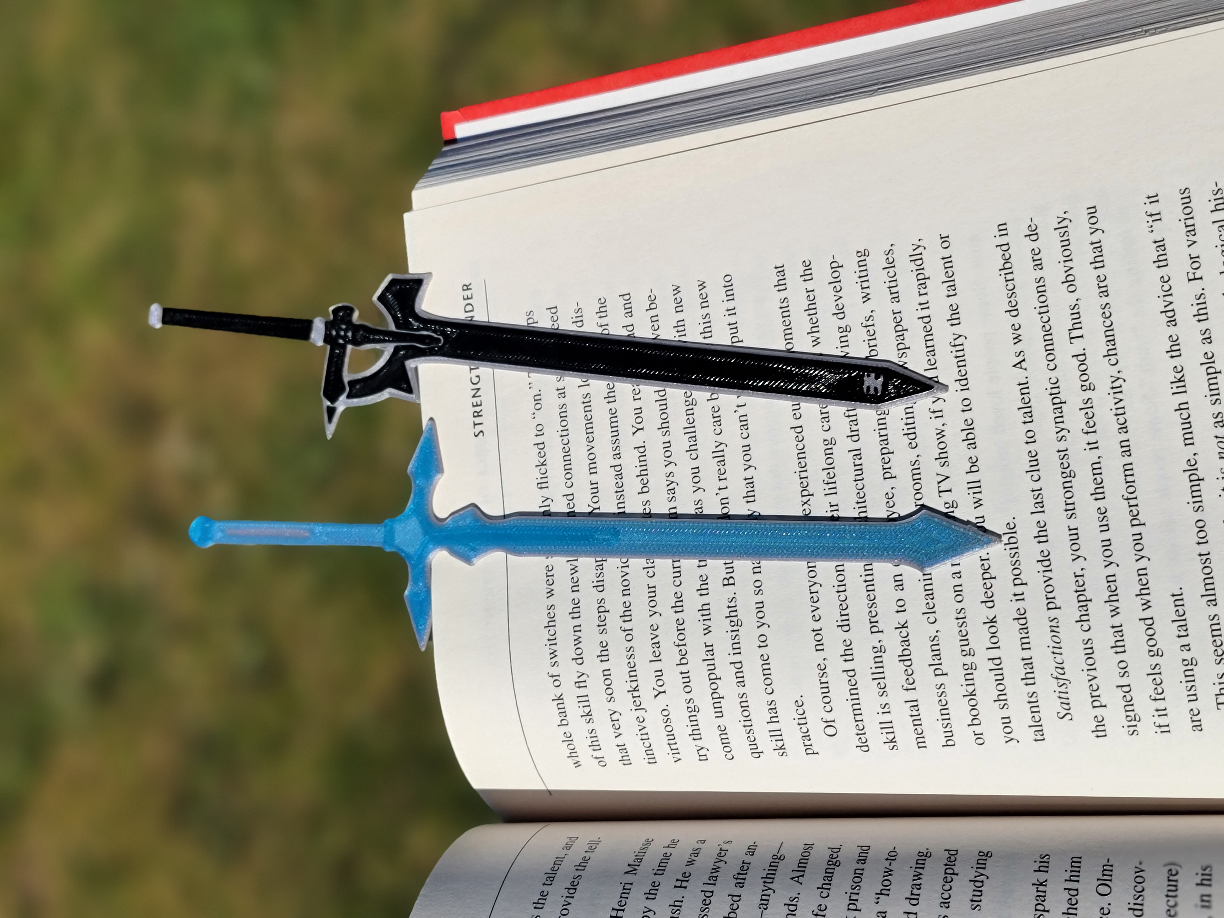 Sword Art Online Sword Bookmarks
