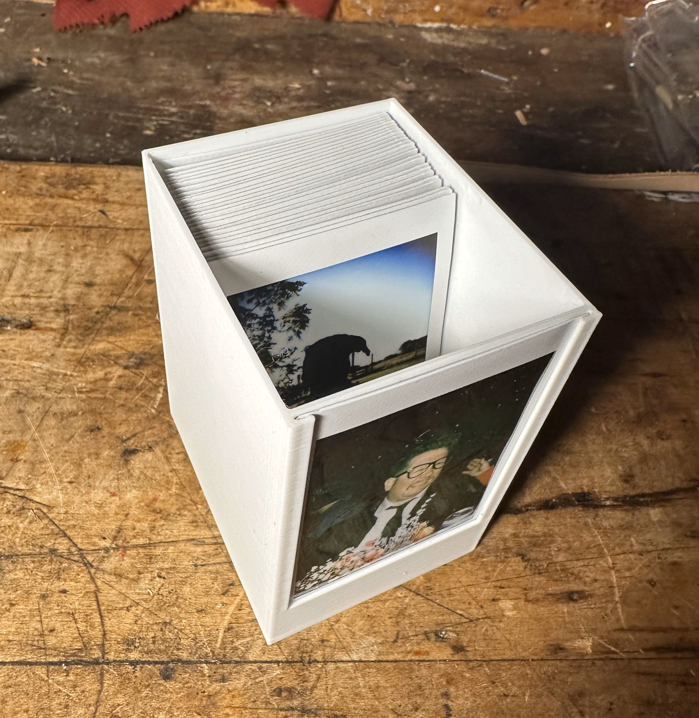 Instax Mini Film Storage Box & Display Frame for Photos by Buck Walker