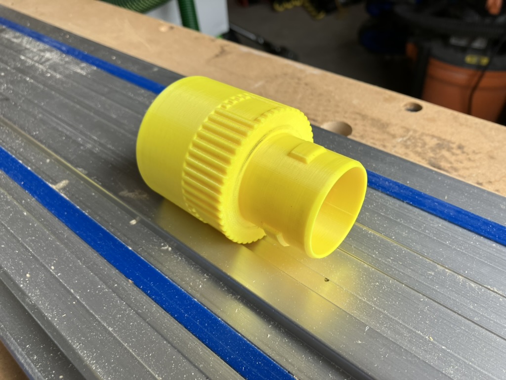 Festool D36 to 2 1/2" hose adapter