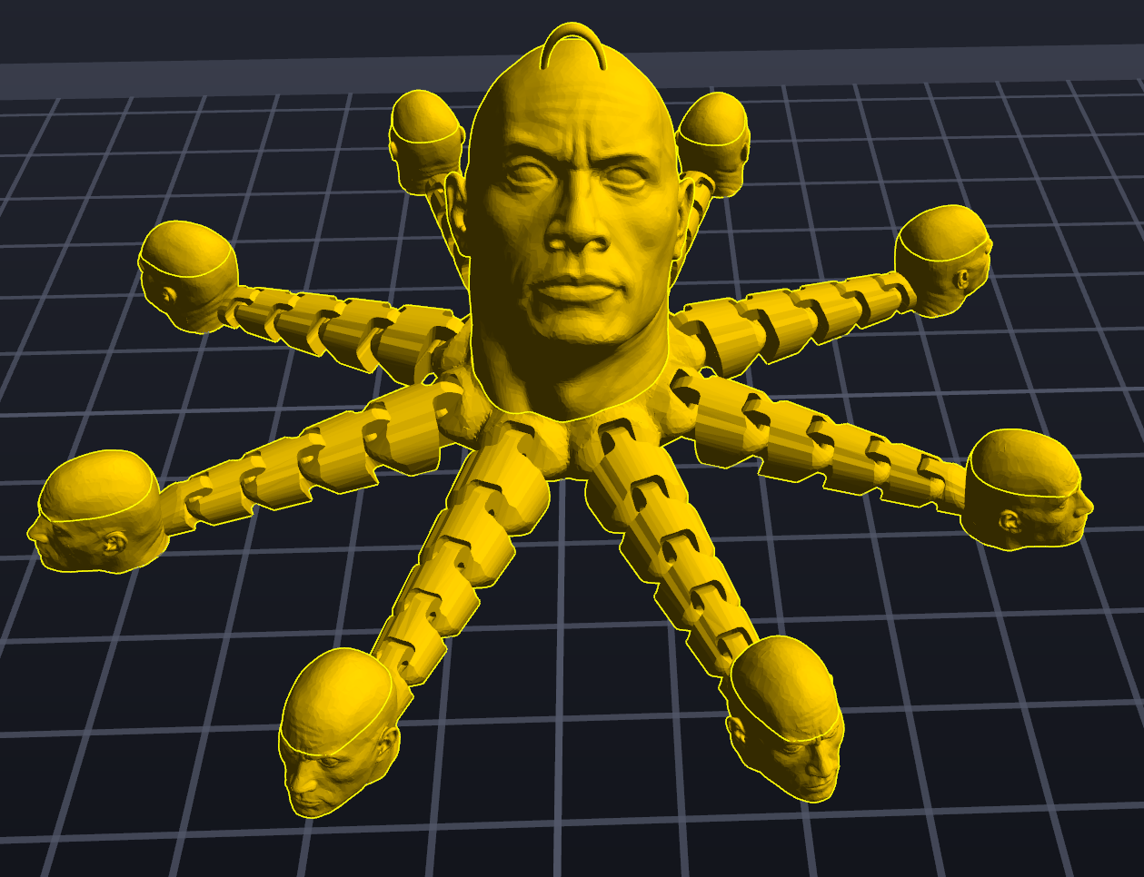 Miniatura 2 do modelo 3D Octo Rocktopus