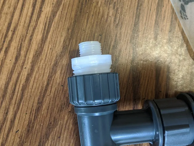 Moen pull down faucet to garden hose adapter