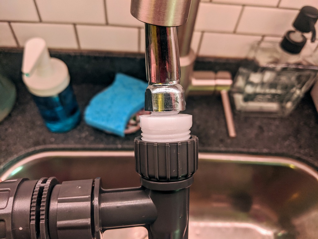 Moen pull down faucet to garden hose adapter by roofuskit Download