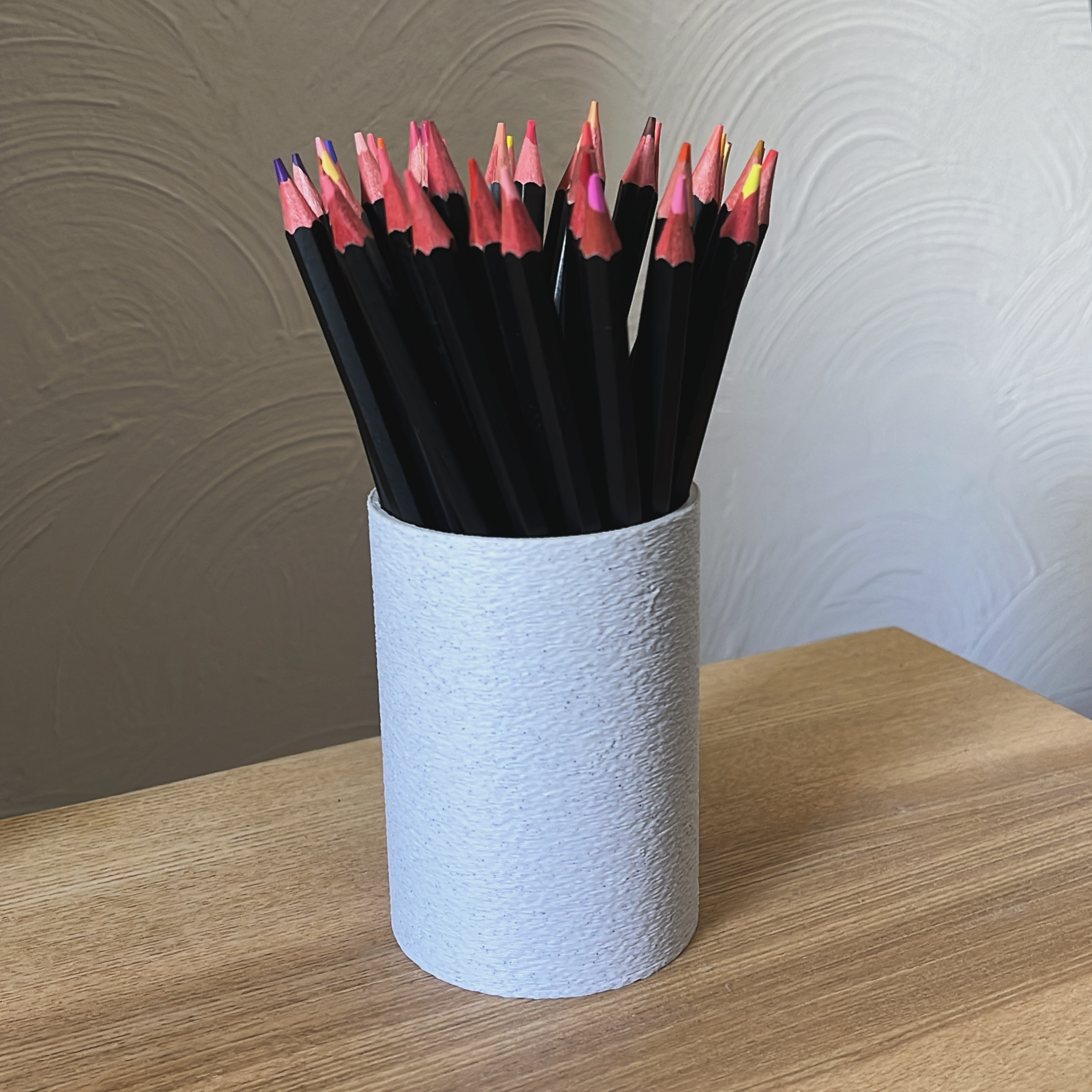 Pot à crayon rond