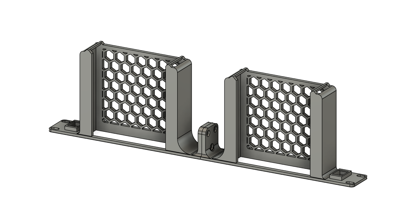 Modular Rack Mount for UniFi UXG Max | UniFi UCG-Ultra | UniFi UCG-Max (19" version)