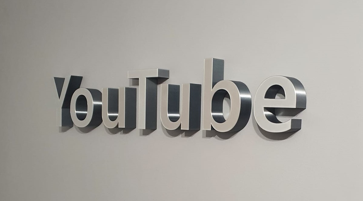 Youtube Lettering YouTube big Logo by Marcin Bielecki | Download free STL model ...