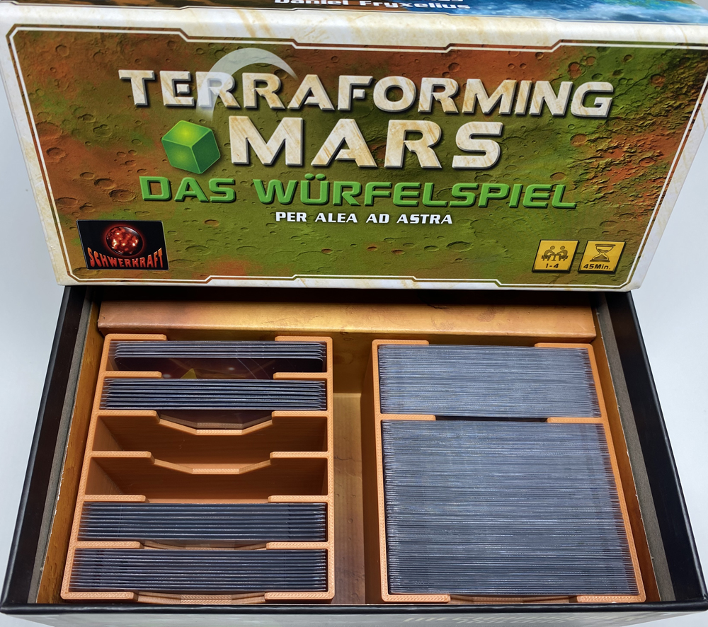 TERRAFORMING MARS The Dice Game (sleeved) card holders (Kartenhalter für Terraforming Mars Würfelspiel)