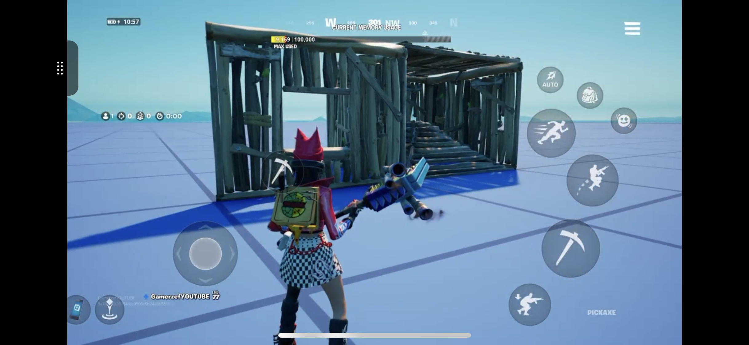 Fortnite fall boxed with a cone in it (and a widow with it)