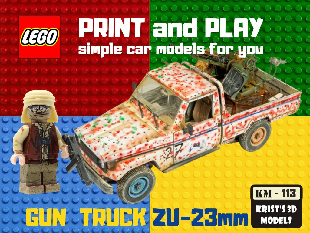 LEGO GUN TRUCK ZU-23