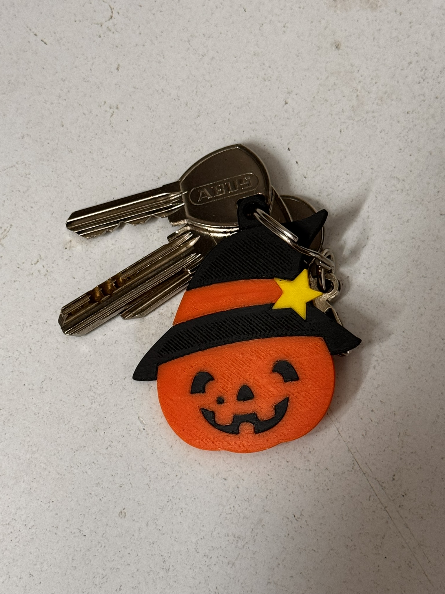 Cute Pumpkin Keychain