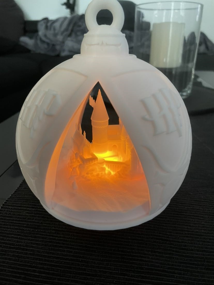 Beleuchtete Harry Potter Weihnachtskugel