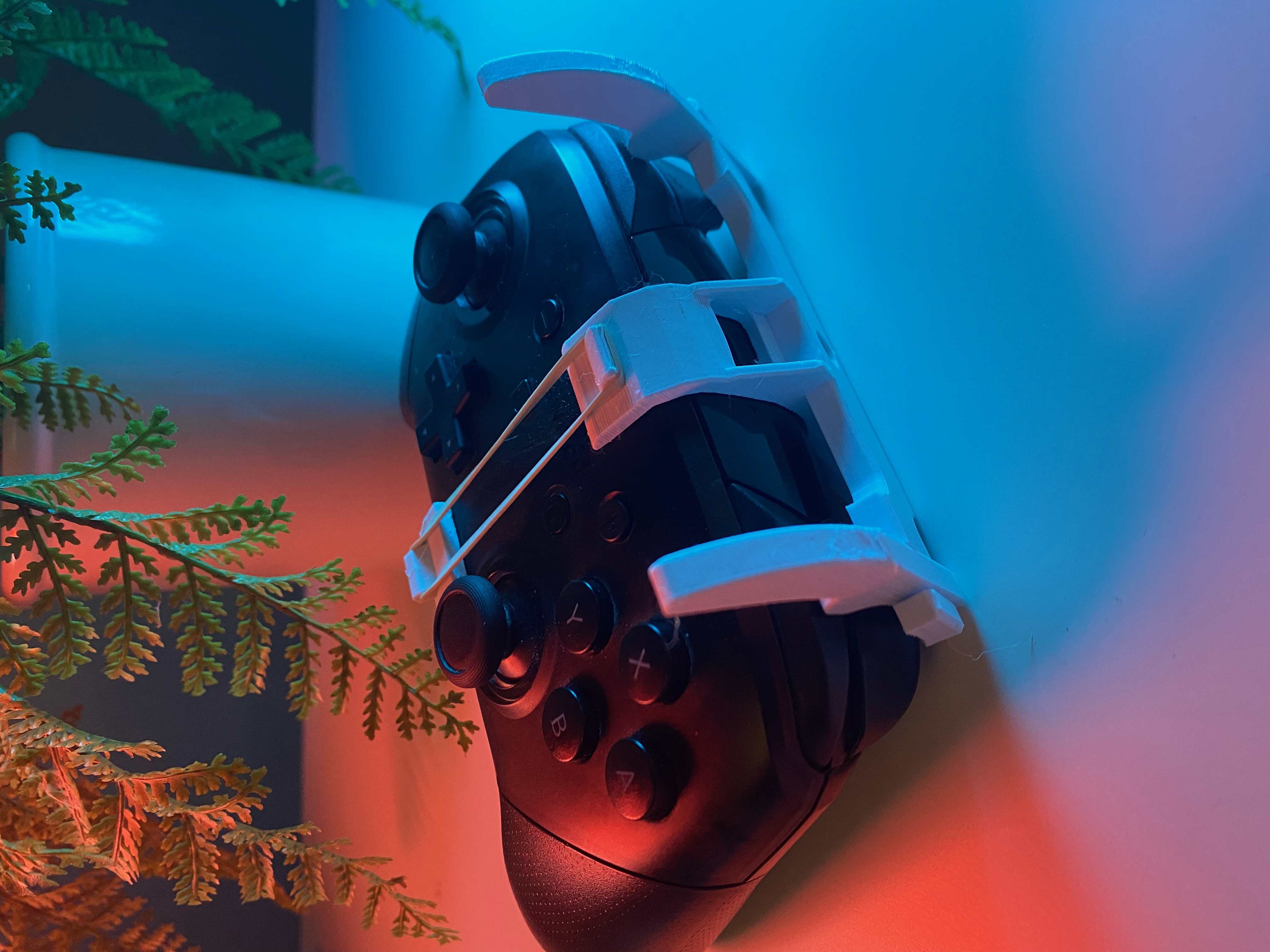 Nintendo switch pro controller print in place snap on trigger extenders