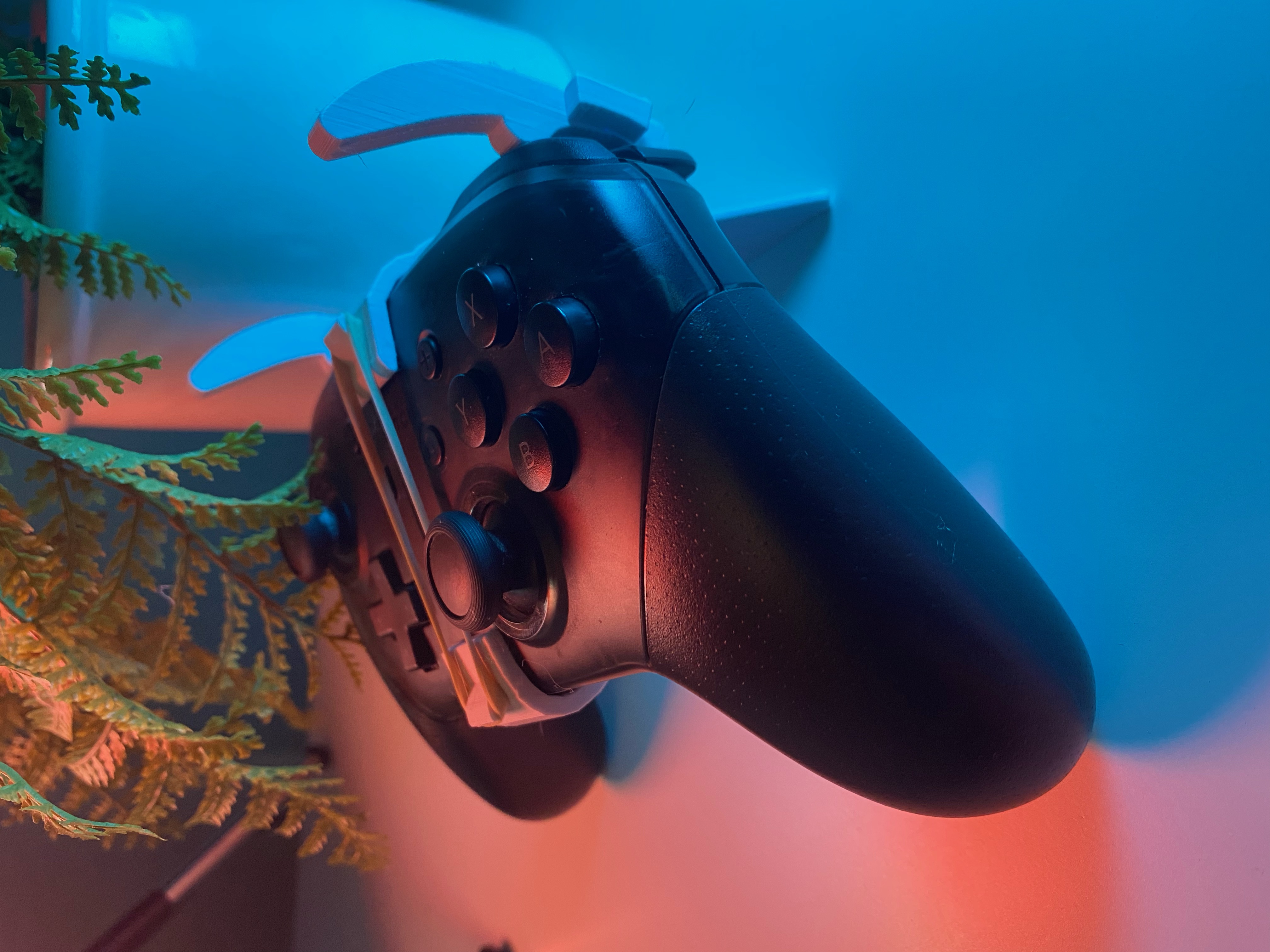 Nintendo switch pro controller print in place snap on trigger extenders