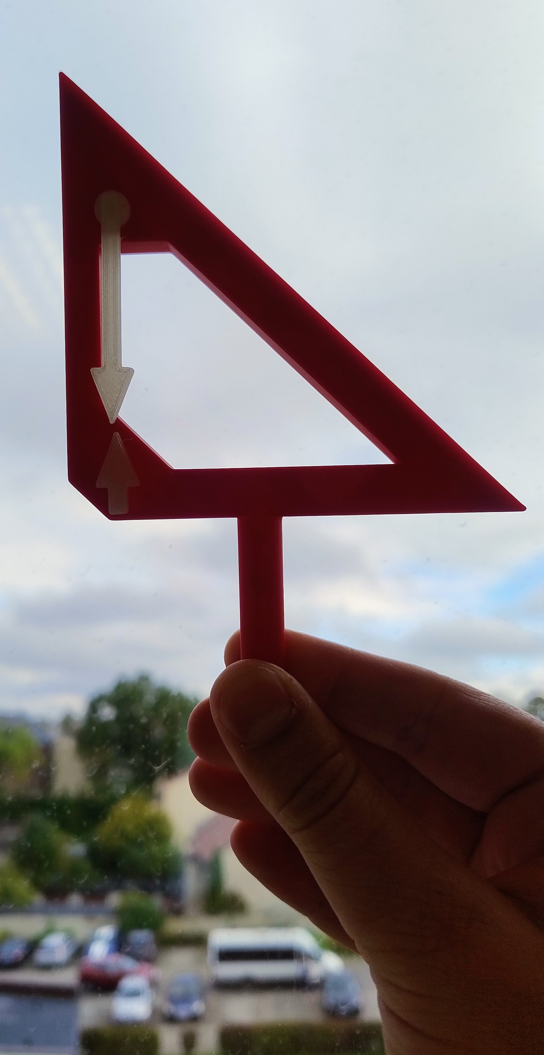 Thales theorem - height measure. Twierdzenie Talesa - miernik wysokości