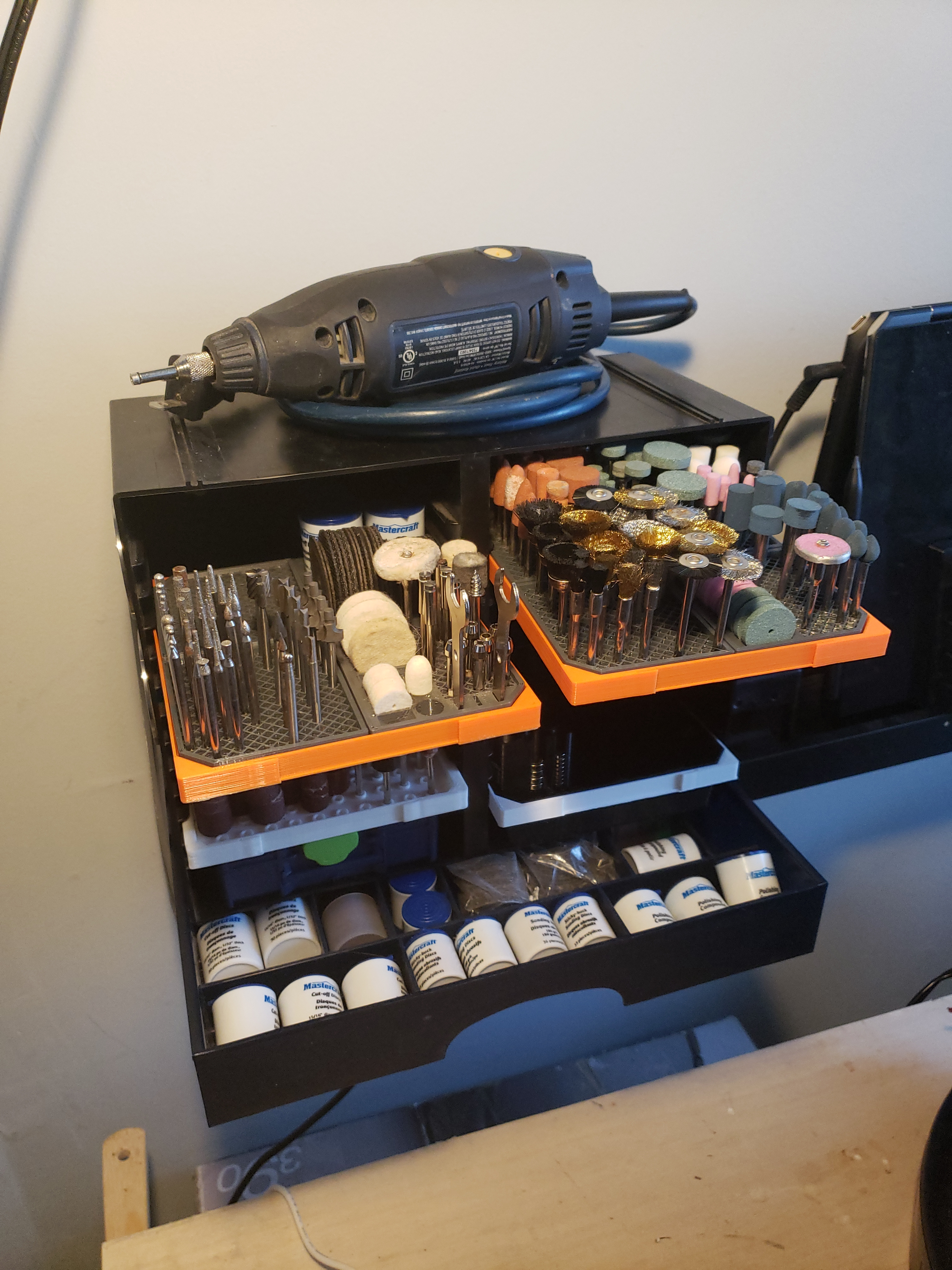 Dremel Tool Grid Inserts for CD Drawers — miniatura 4