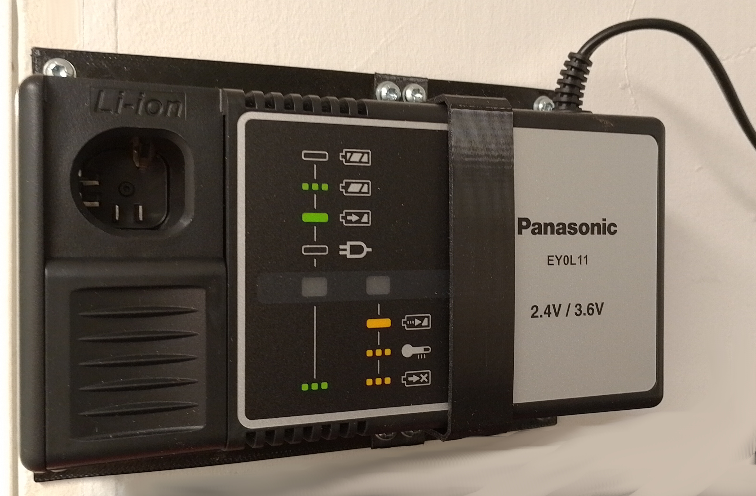 Panasonic charger EY0L11 wall mount