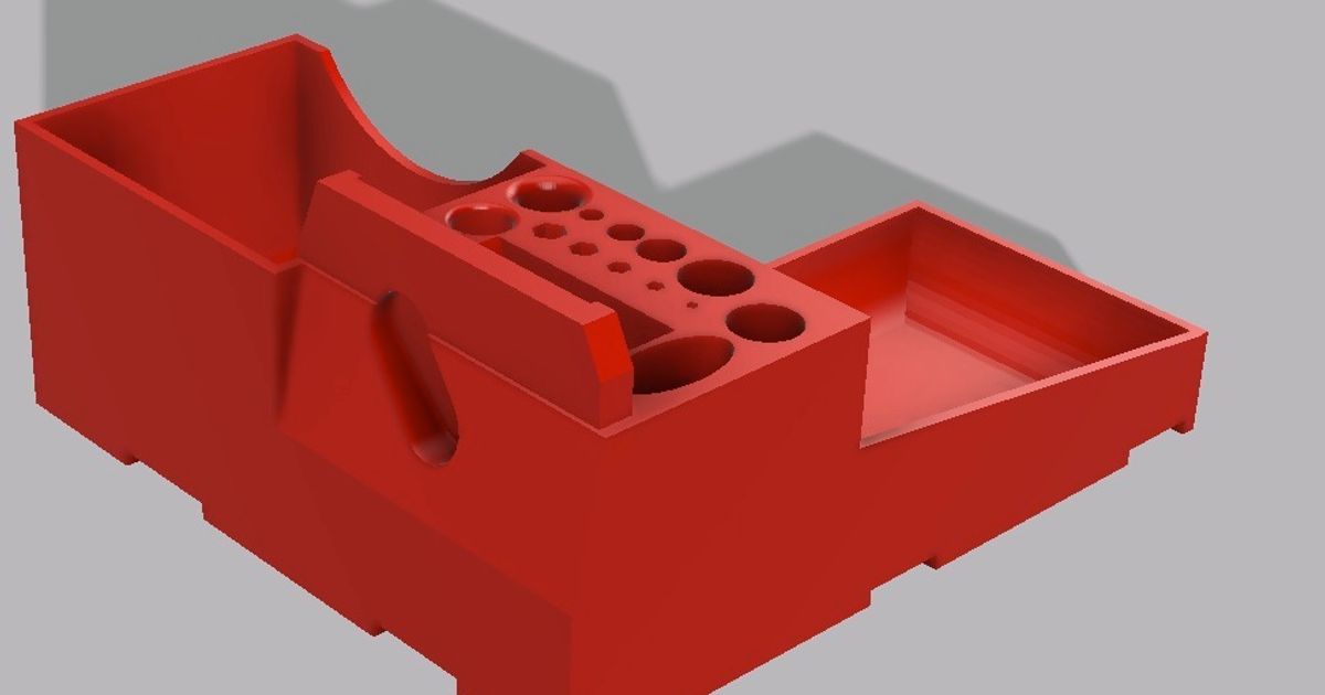 *Modified* BigBox 3D Printing Storage Tools, Nozzle, SDCards