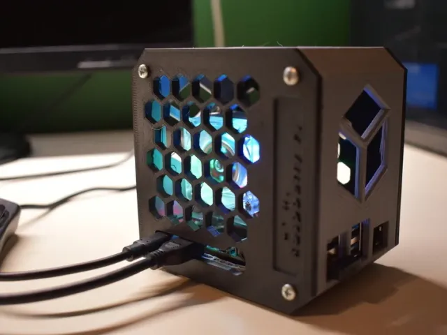 raspberry pi 4 desktop case + ice tower