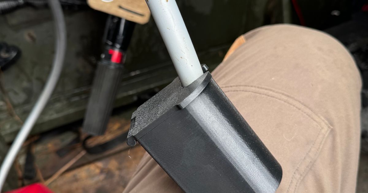 Outboard Fuel Line Connector Cover Fully Paramaterized by