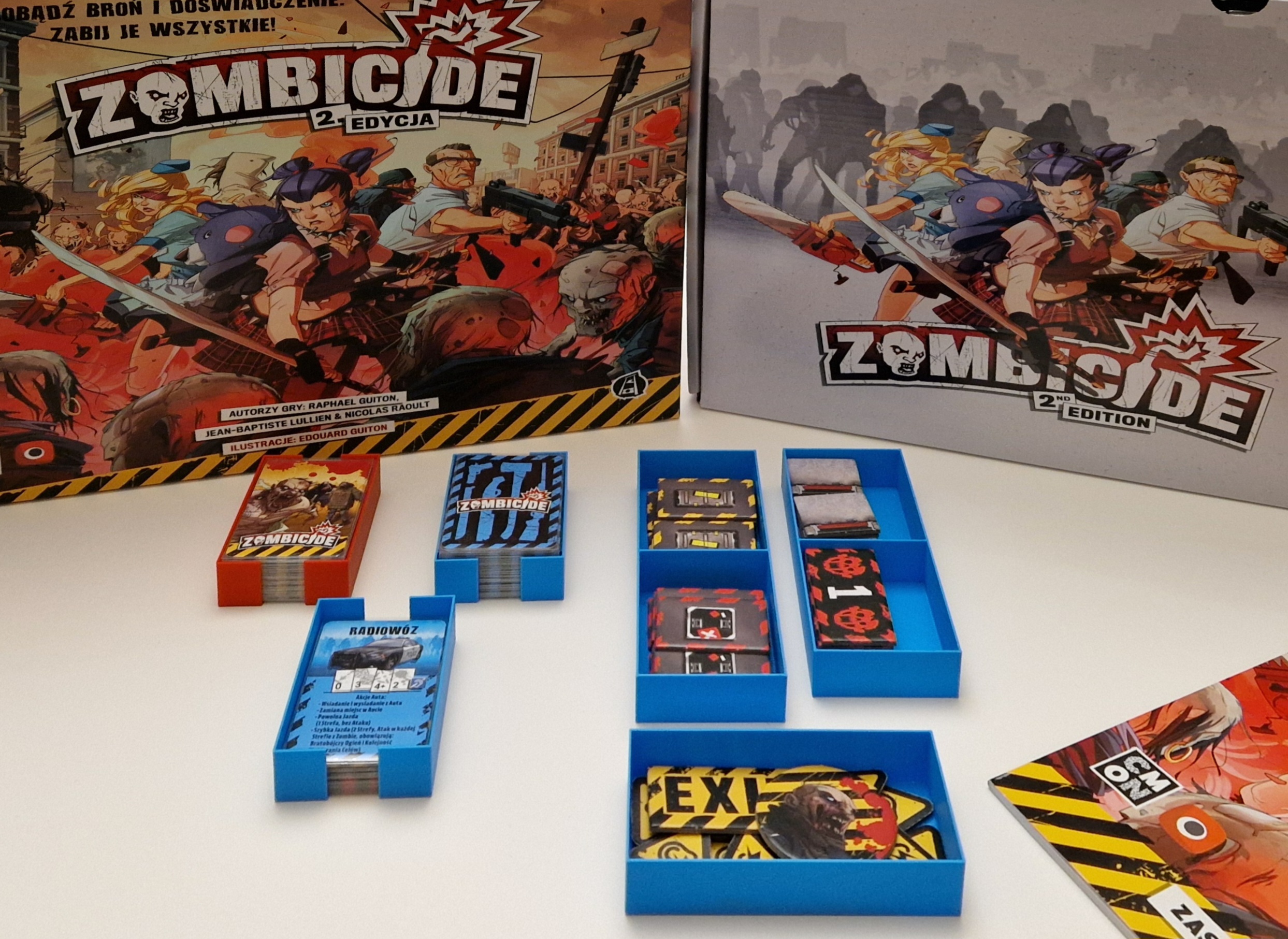 Zombicide 2nd Edition Insert - fits sleeved cards