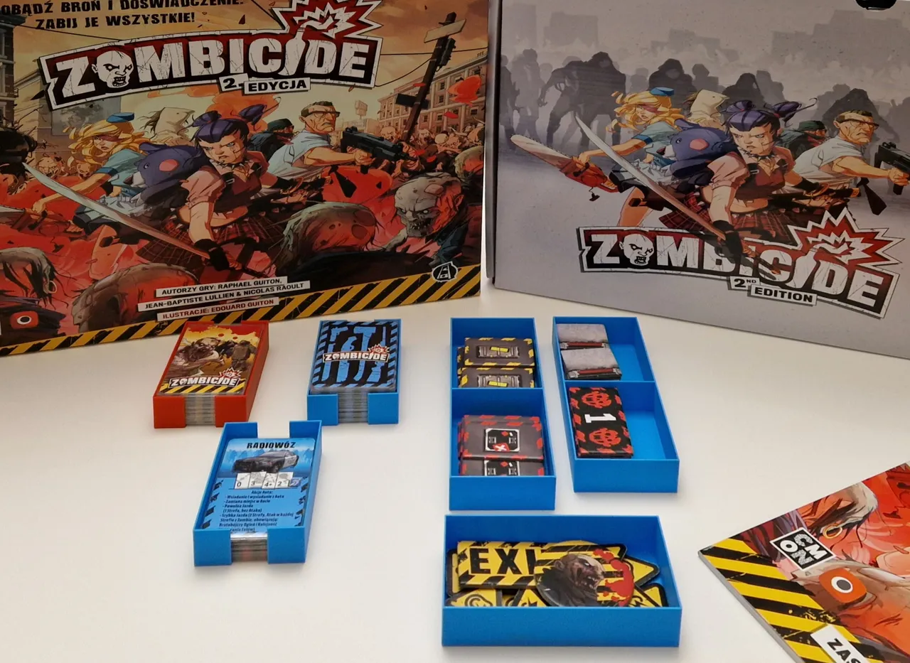 Zombicide 2nd Edition Insert - fits sleeved cards by SebWer | Download free  STL model | Printables.com