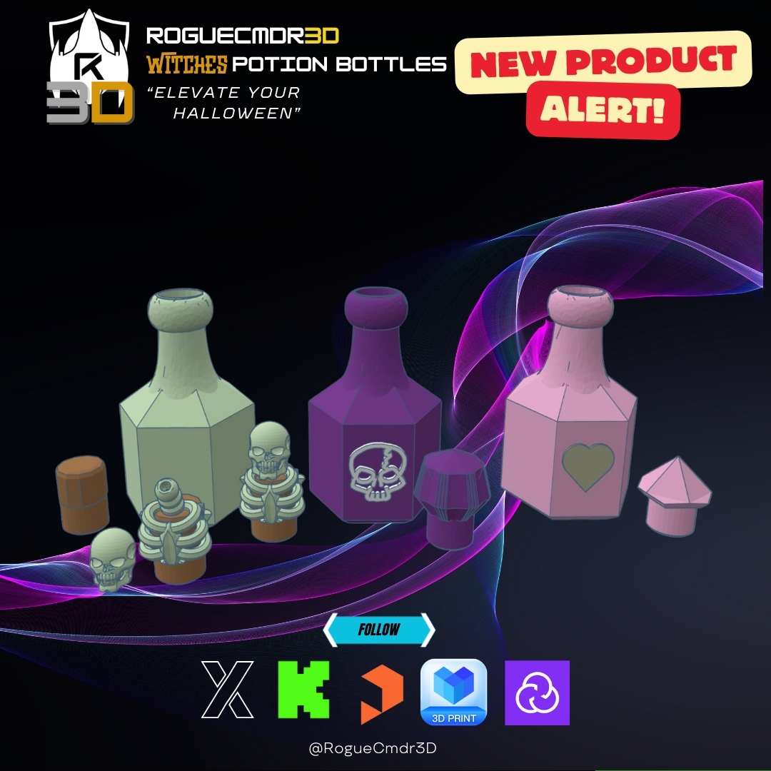 Witches Potion Bottles Collection – Halloween & Love Potion Special