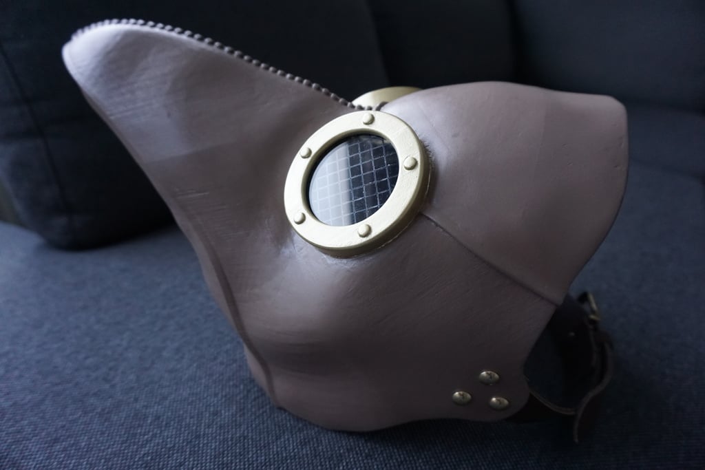Plague Doctor Mask by MakerTen, Printables reupload from thingiverse