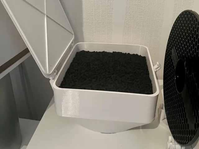 Activated carbon filter for IKEA lack enclosure