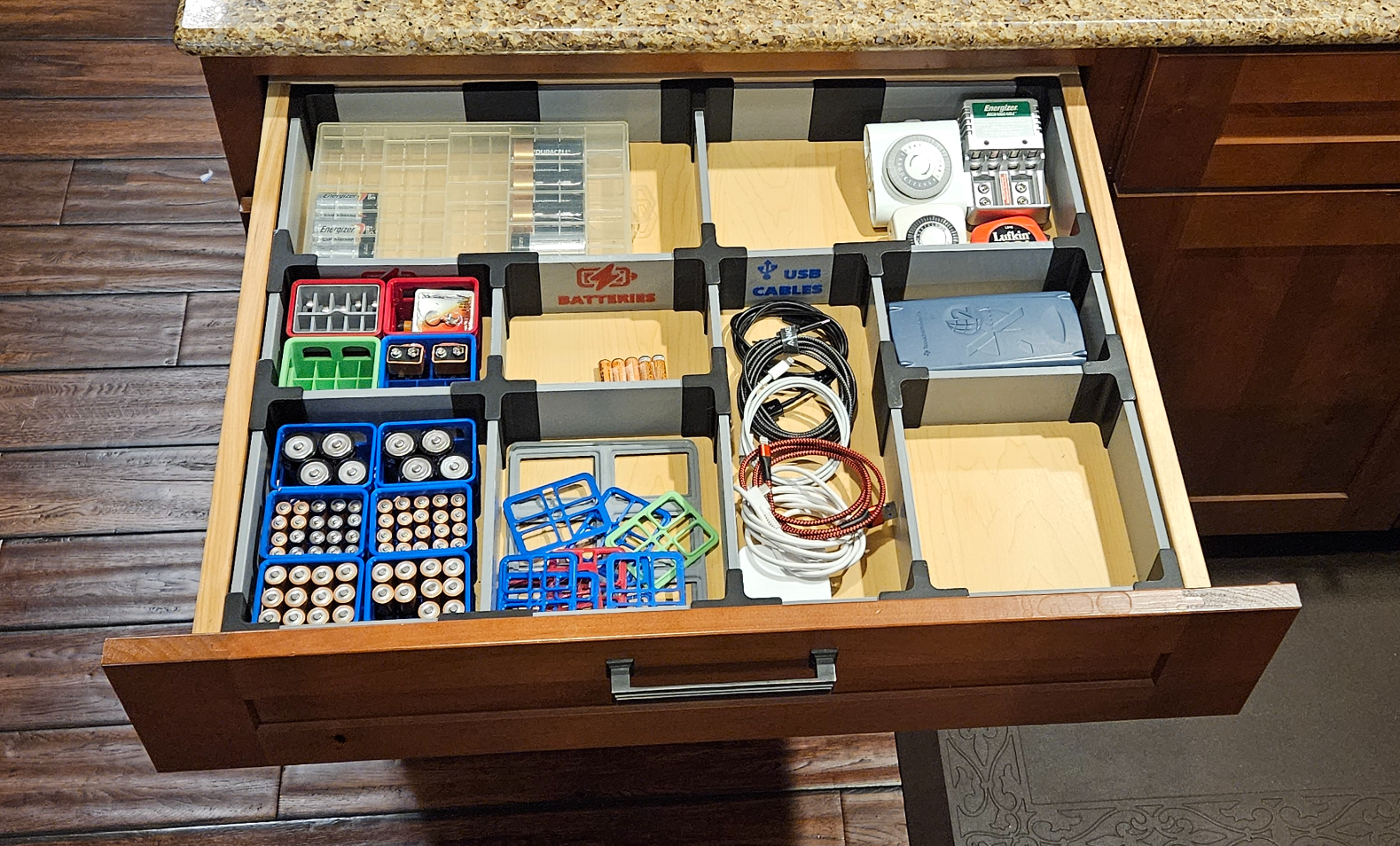 Modular Drawer Dividers Remixed for 3D Printed Dividers