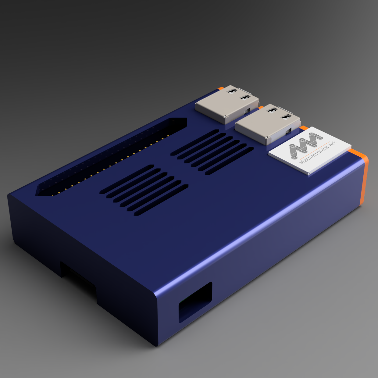Miniatura 5 do modelo 3D Raspberry Pi 3B Sleeve