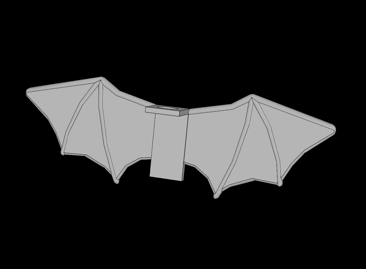 Lego Compatible (98722.dat) Minifig Bat Wing