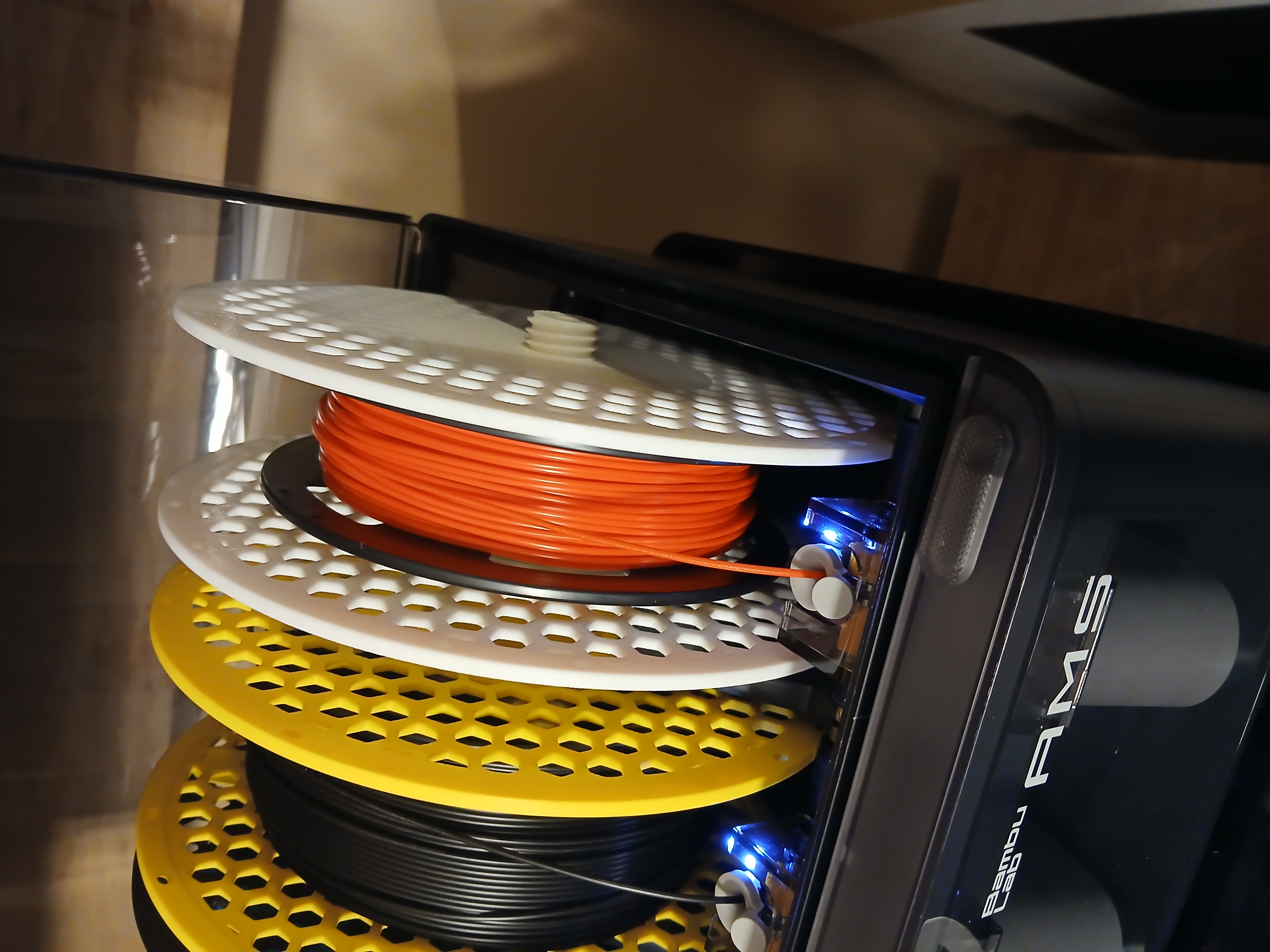 Quarter Kilo (small) spool adapter for Bambu AMS