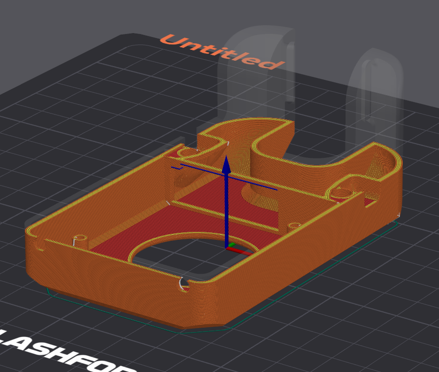 Flash Adventure 5M Cooling Fan Duct (Less Sketchy Overhangs) by