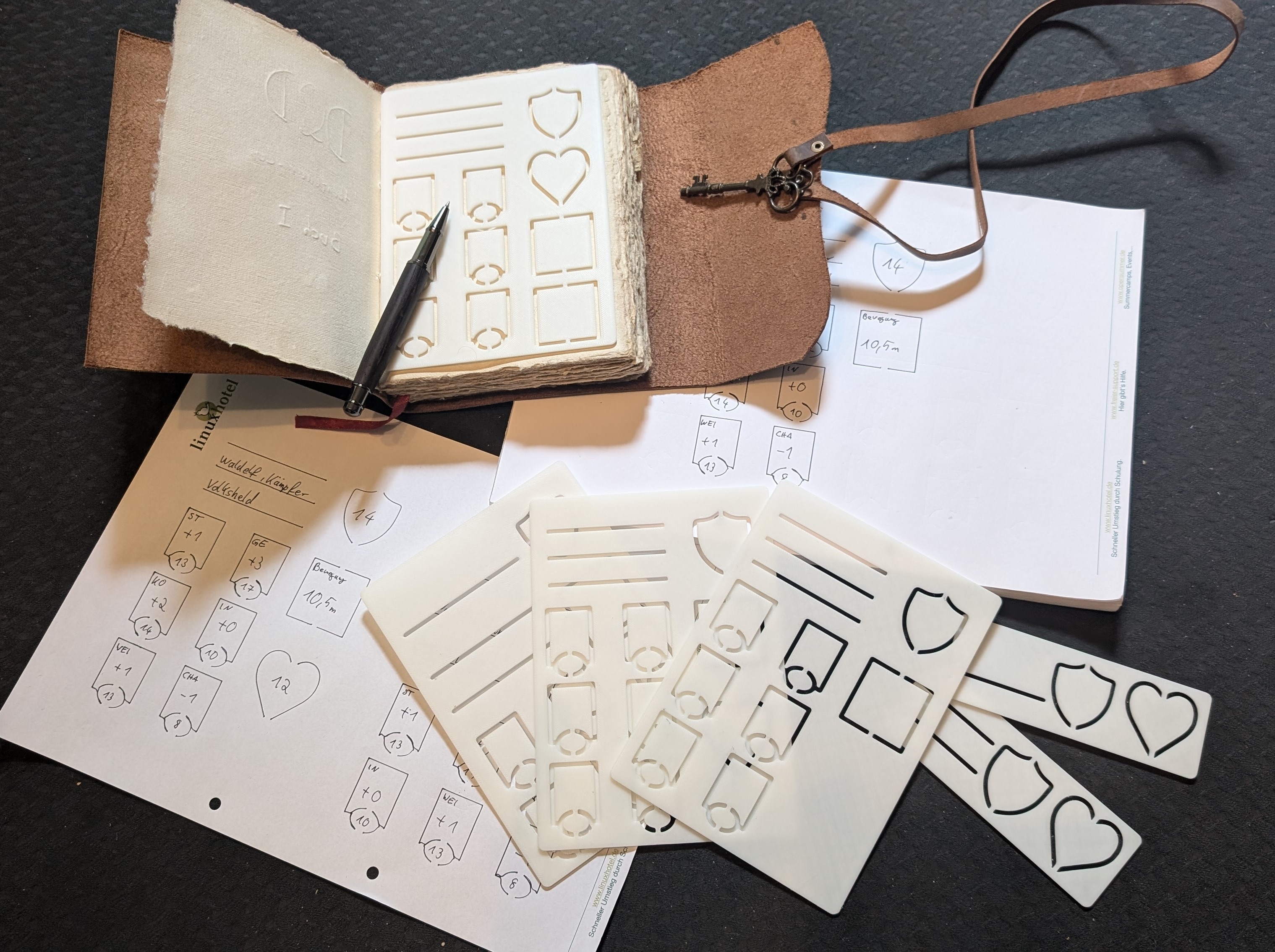 D&D Stencils for Notes