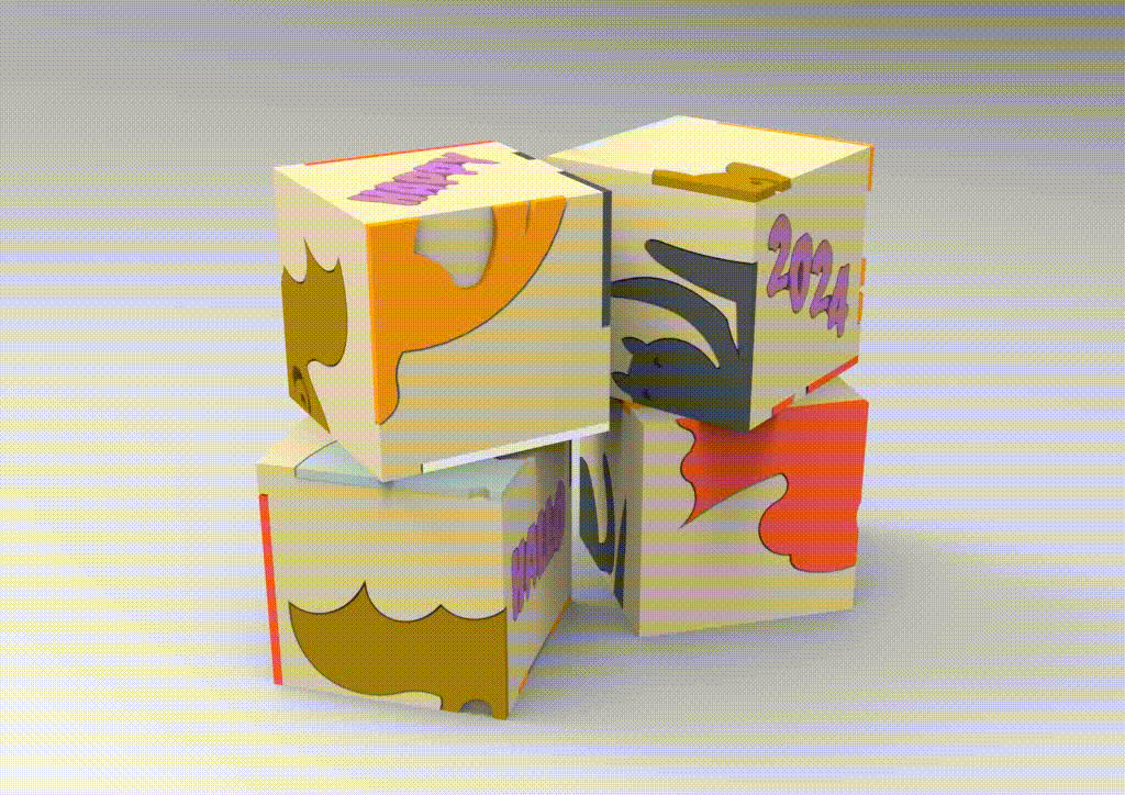Jeu de cubes Halloween
