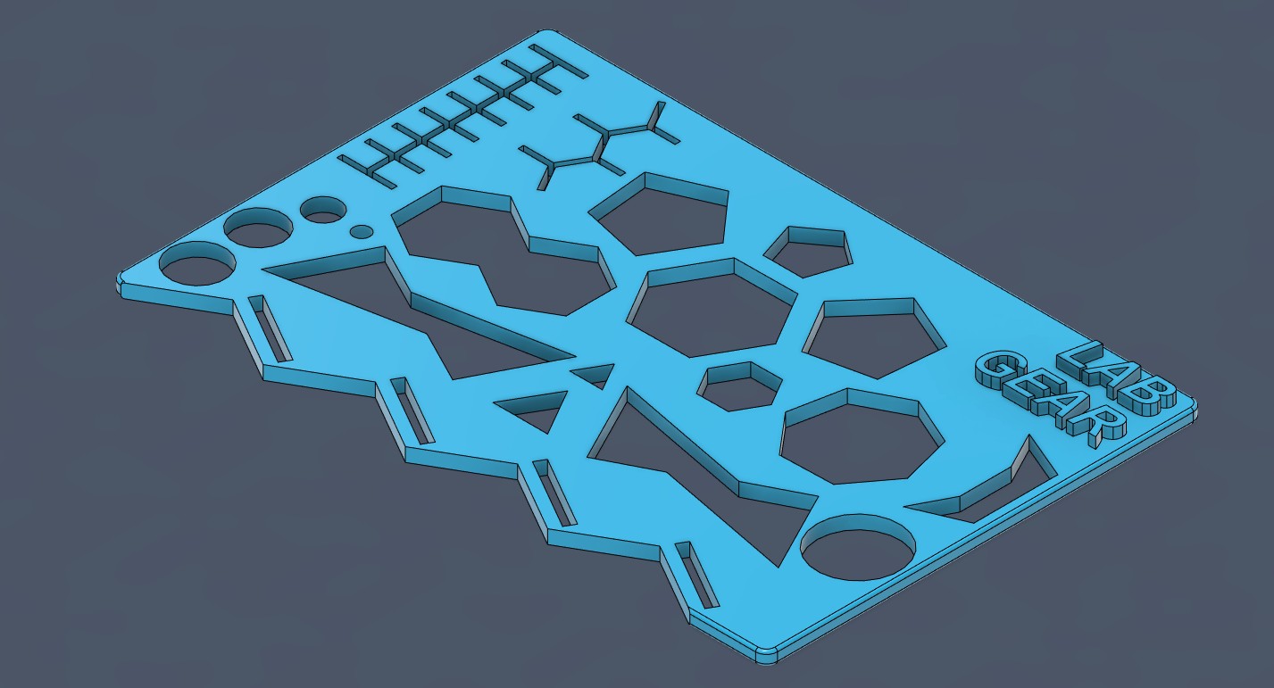 Organic Chemistry Stencil – Precision and Clarity in Every Structure