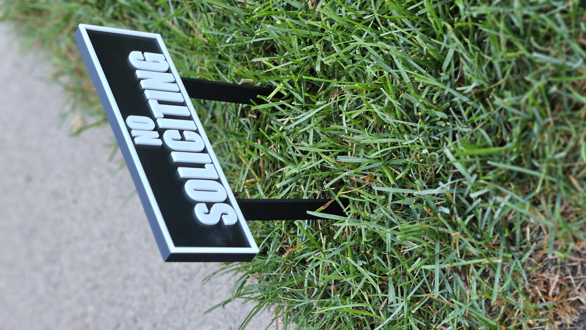 No Soliciting - Yard Sign — miniatura 6