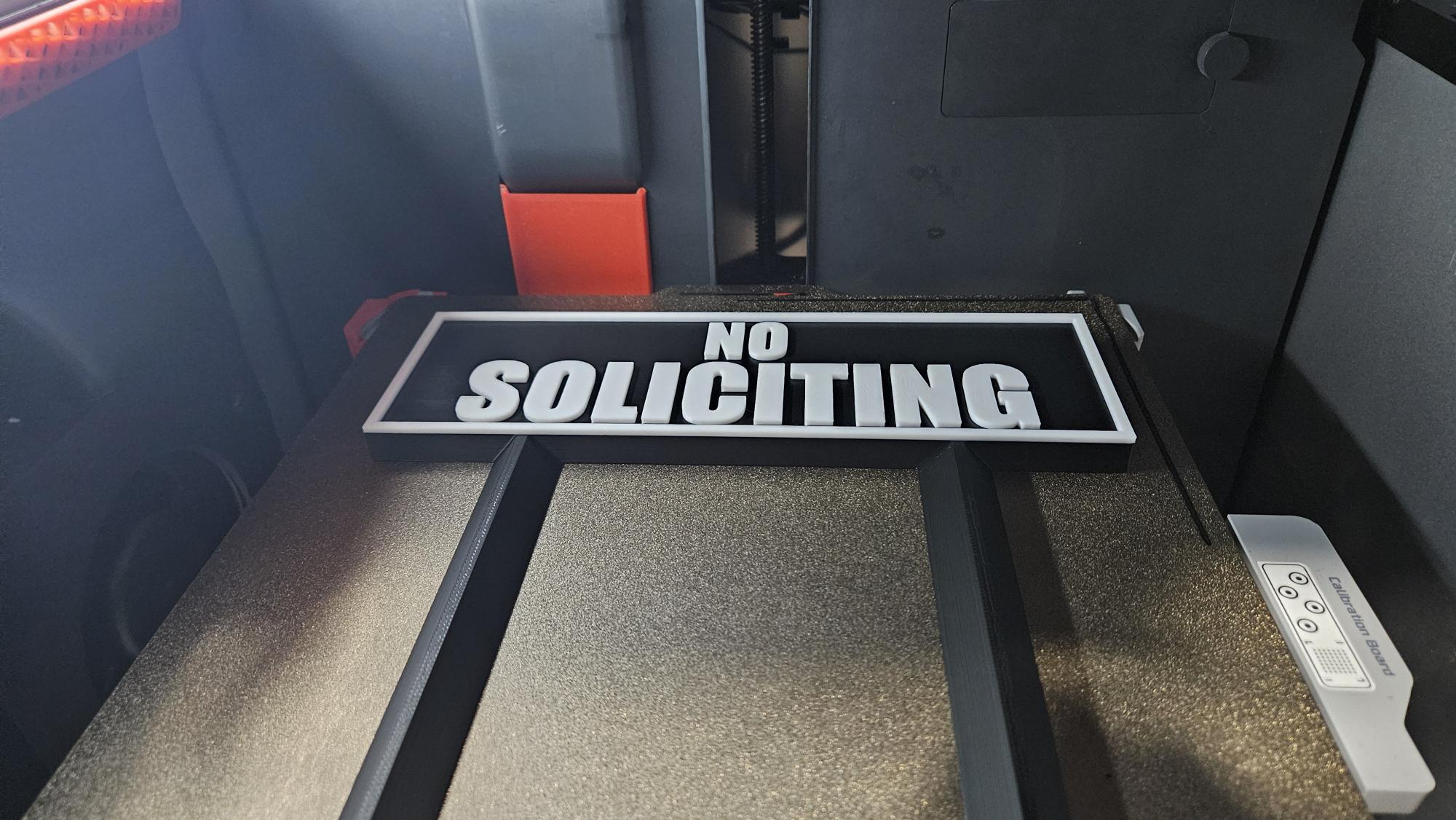 No Soliciting - Yard Sign — miniatura 4