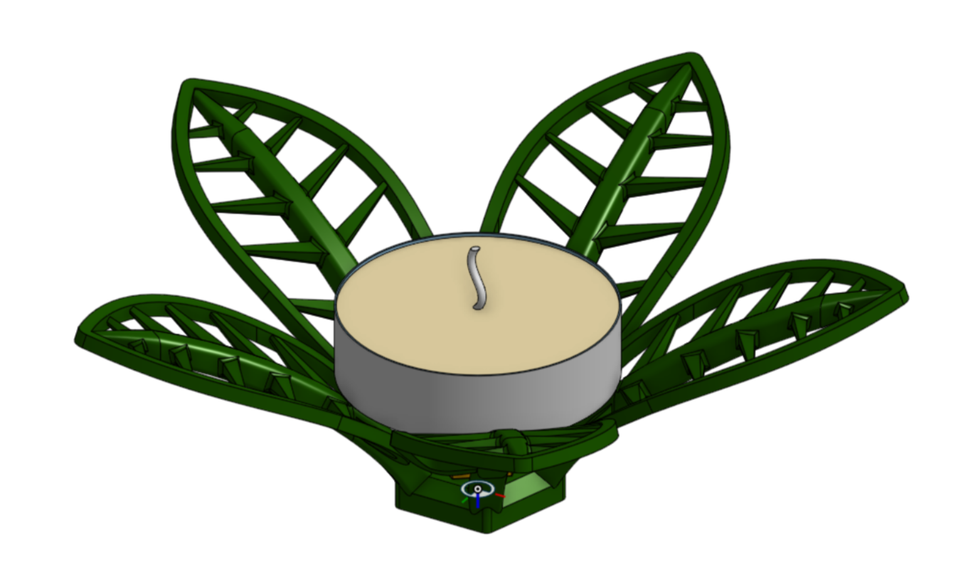 Flower-shaped tealight — thumbnail 6