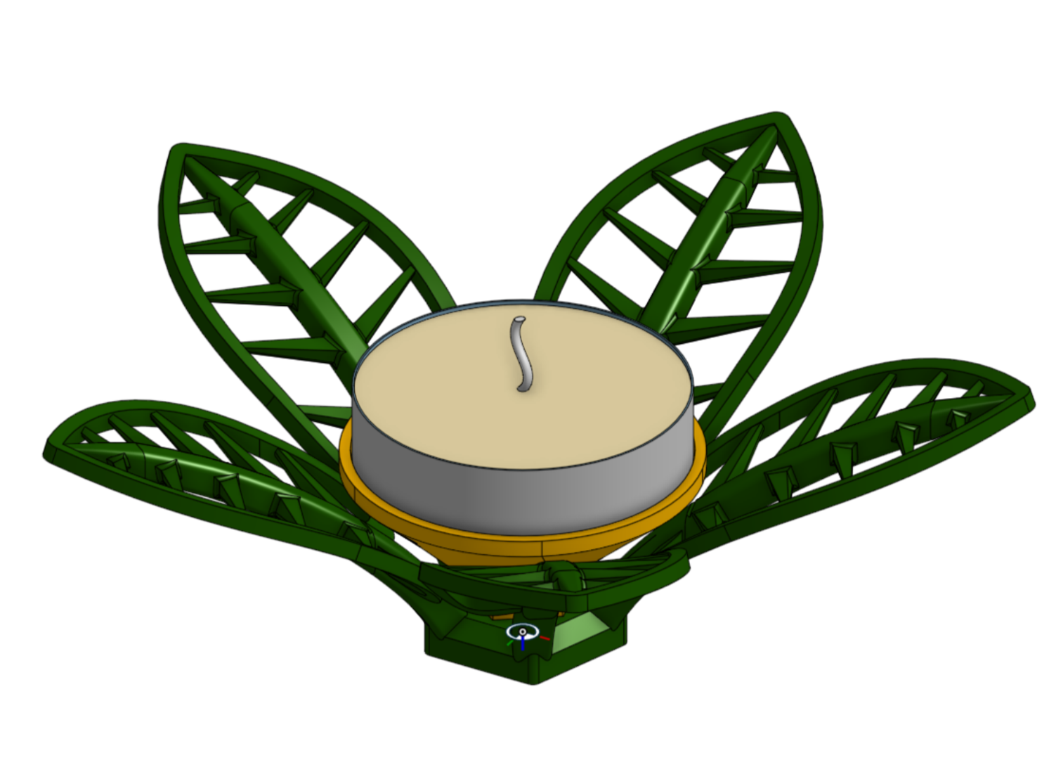 Flower-shaped tealight — thumbnail 7