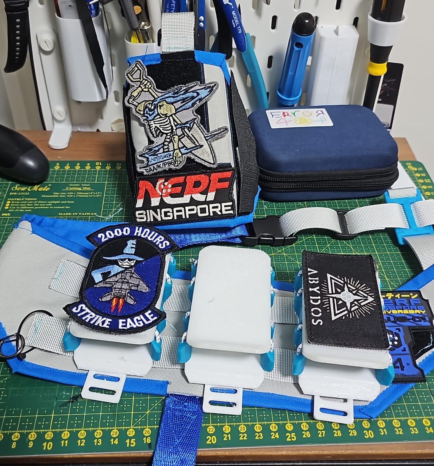 Nerf speed sloth molle printed tab backplate