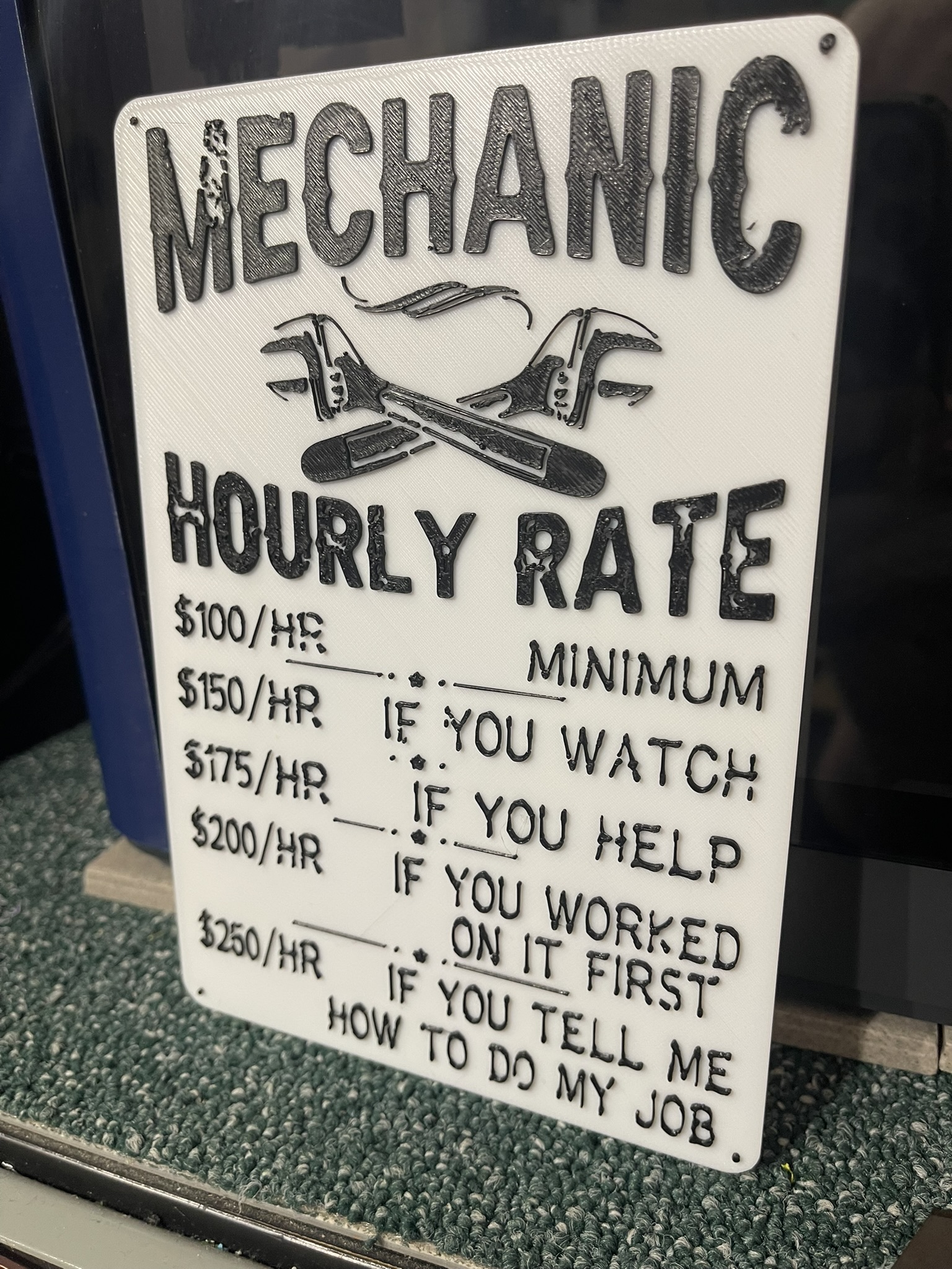 Sign Mechanic Hourly Rate