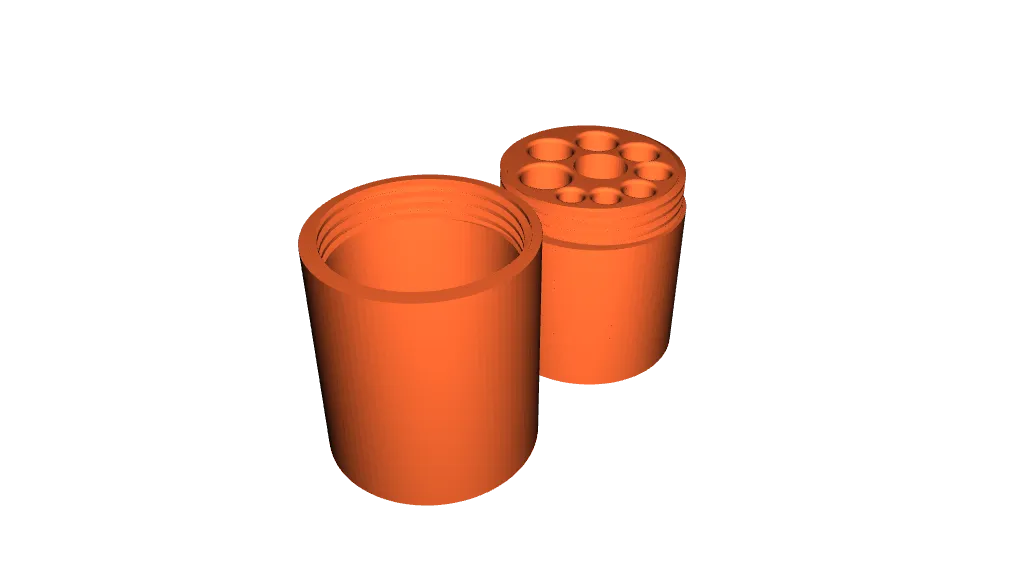 Metric leather punch container by lewiswalsh | Download free STL model ...