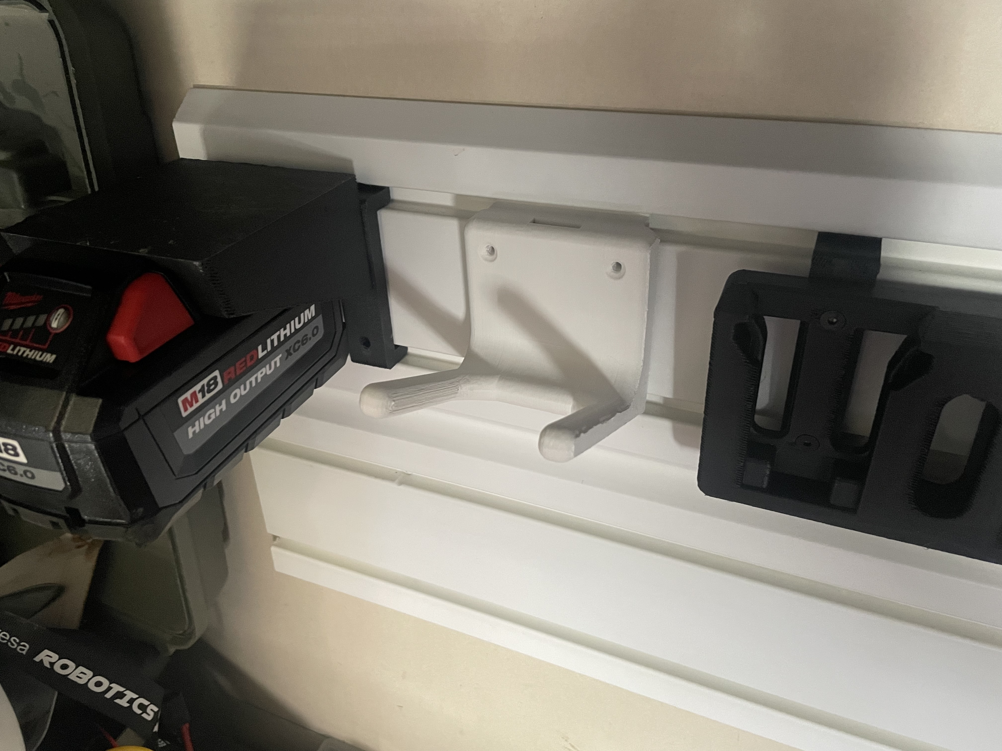 M18 Grinder SlatWall Mount 3D model thumbnail